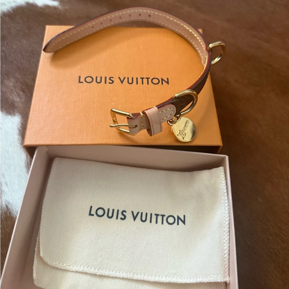 AUTHENTICL Louis Vuitton Dog Collar XS (G11213) - Picture 2 of 4